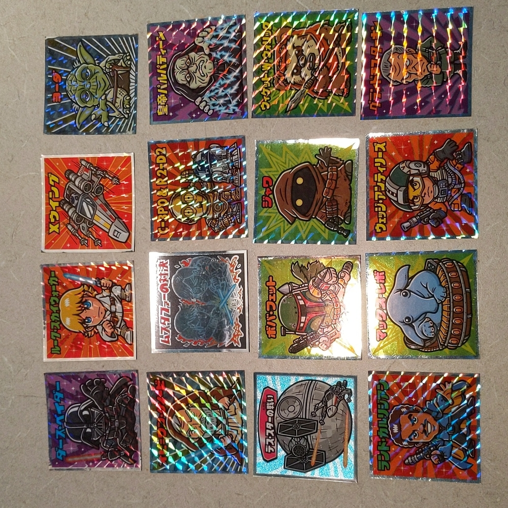 ✨Rare✨ Bundle of 16 Stickers Star Wars Episode 4/5/6